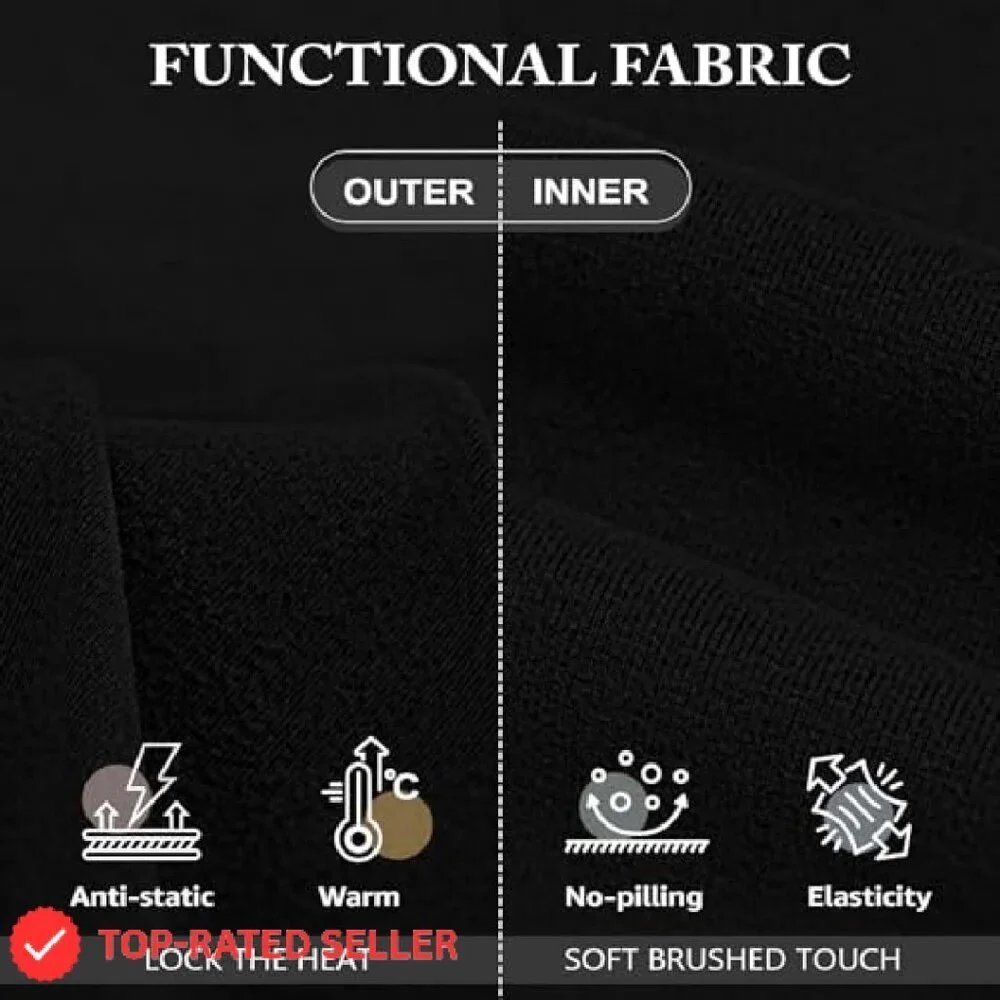 Fleece Lined Thermal Tank Top Sleeveless Base Layer Minimal Chic Warm Undershirt
